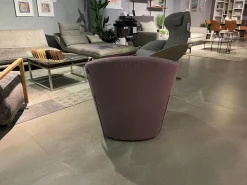 Sessel 178 Bezug 1075 Flachgewebe Pastellviolett Mit Kunststoffgleitern