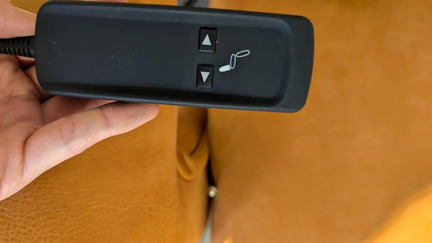 Sessel 7721 Leder Buffalo 33 Ocker Braun Sternfuß Anthrazit