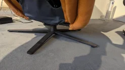 Sessel 7721 Leder Buffalo 33 Ocker Braun Sternfuß Anthrazit