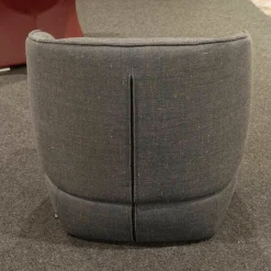 Sessel 384-16 Stoff 05.218 Dunkelblau Fuß Kunststoffgleiter