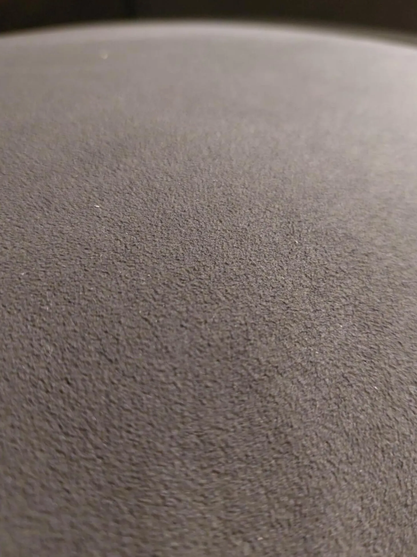 Sessel 9061 Stoff Belvetara 33 Asphalt Grau Tellerfuß Anthrazit