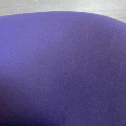 Sessel 369 Stoff Divina 3 Col. 684 4-Bein Untergestell Stahl Hochglanz Verchromt