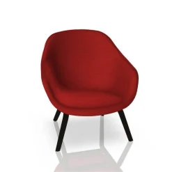 Sessel AAL 83 Lounge Bezug Stoff Remix 643 Gestell Oak Black Base Inklusive KIssen