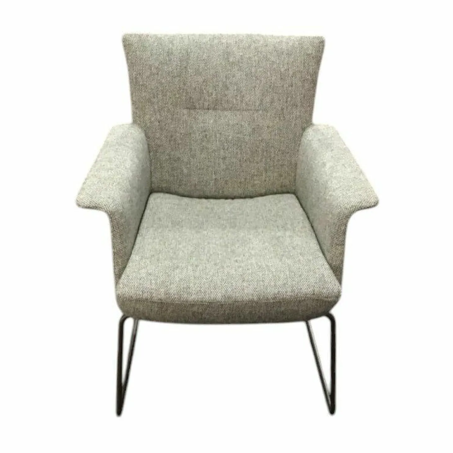 Sessel Aida Stoff Bembebis F1A C0709 Gestell Metall Matt Bronze Schwarz Pulverbeschichtet