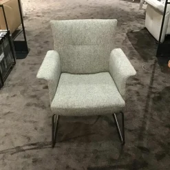 Sessel Aida Stoff Bembebis F1A C0709 Gestell Metall Matt Bronze Schwarz Pulverbeschichtet