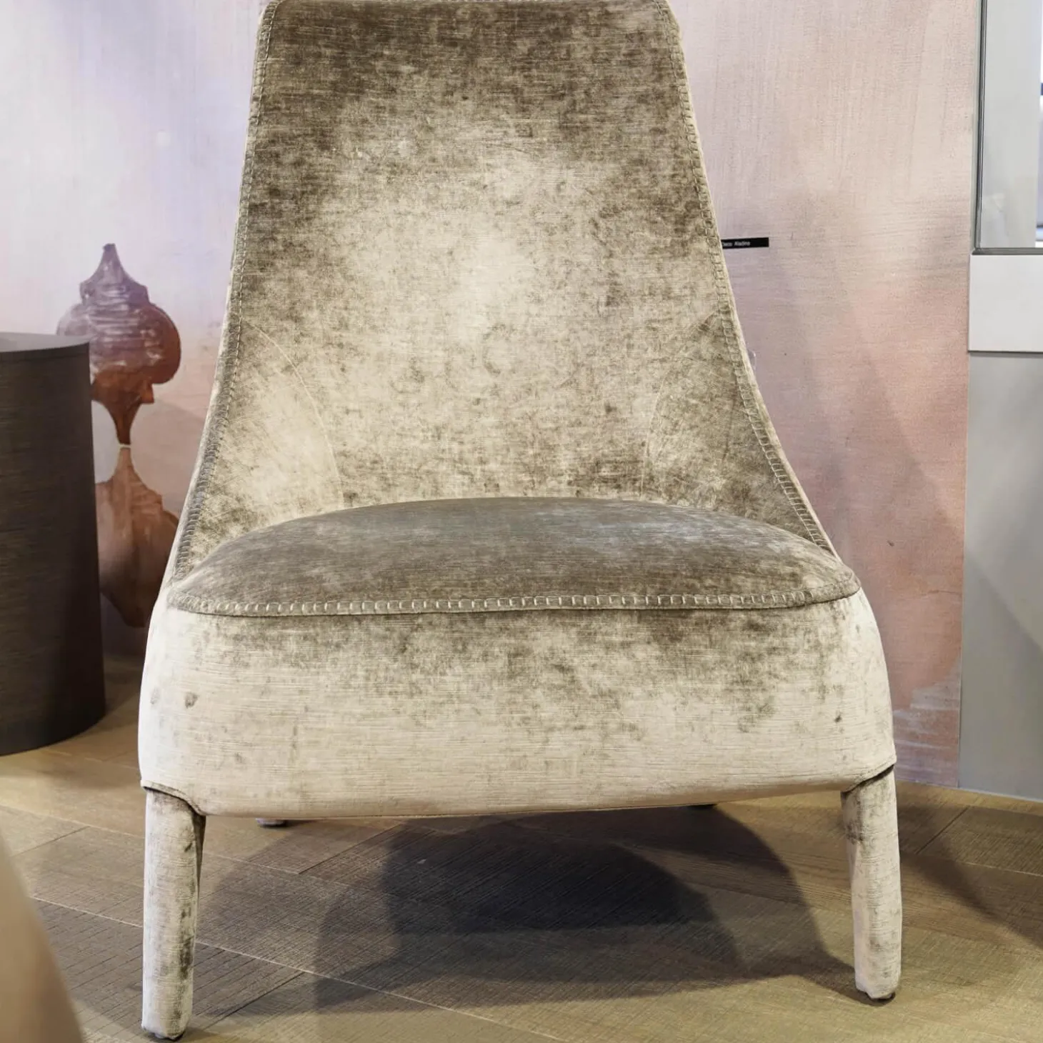 Sessel Apta Febo Bezug Stoff 2474203 Samara Sandfarben