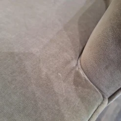 Sessel Armchair 375 Stoff Harald Silver Grau Gestell Eiche