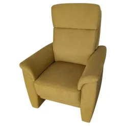 Sessel Arnheim Stoff 5697 119 Denise Sonne Gelb Füße Kunststoff Schwarz