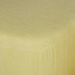 Sessel Barrel Stoff Stoff C Luxuryweaving Gelb Fischgrät mit Hocker