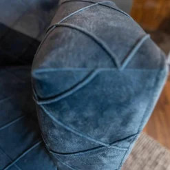 Sessel Block Bezug 517 Soft Skin Rhombus 05 Blue