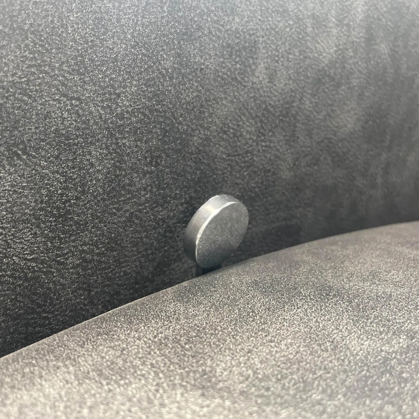 Sessel Boss Bezug Leder Star Graphit Gestell Viersternfuß Verchromt