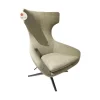 Sessel Caruzzo Stoff 24922 Varese 22 Angora Beige Gestell Aluminium Poliert