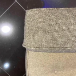 Sessel CL 190 Stoff Rye 2025.58 Beige Holzfüße Wenge