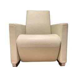 Sessel Classics 164 Leder 43.990 Weiß Kufe Metall