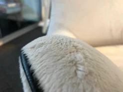 Sessel Contessa 1956 Stoff Yukon Snow Keder Schwarz Gestell Schwarz