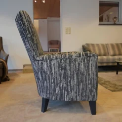 Sessel Contessa BW 110 1000 Jab 9 2366 050 Graublau Massivholzgestell Schwarz