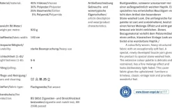 Sessel Cordia Lounge Korpus 286 Leder Schwarz Sitz Stoff 9131 Anthrazit mit Hocker