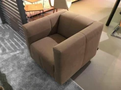 Sessel Desire Low Leder Beige