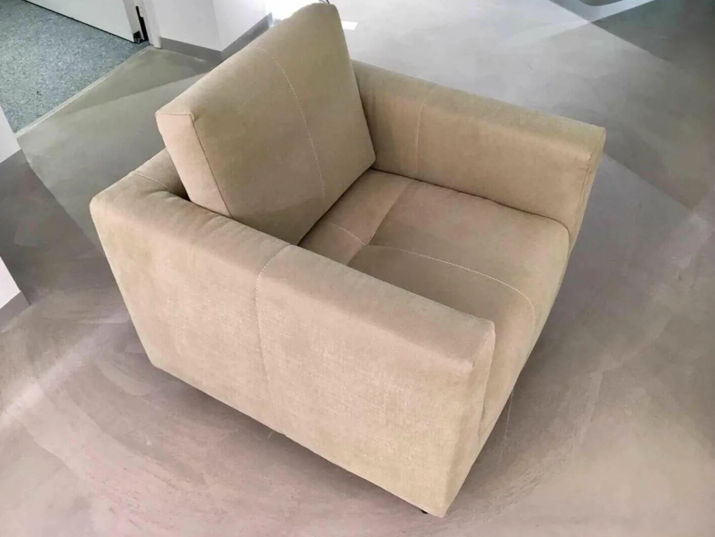 Sessel Desire Low Stoff Pastellgrün