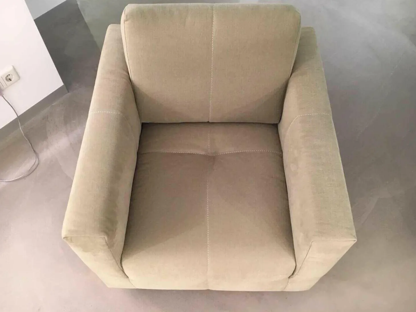 Sessel Desire Low Stoff Pastellgrün