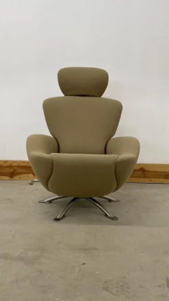 Sessel Dodo K10 Bezug Stoff Hallingdal Farbe 224 Verstellbar Im Rücken Und Fußbereich