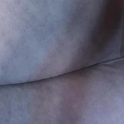 Sessel Easy-Swing Leder Eleganza Fango Braun Superlastic Plus Tellerfuß Anthrazit