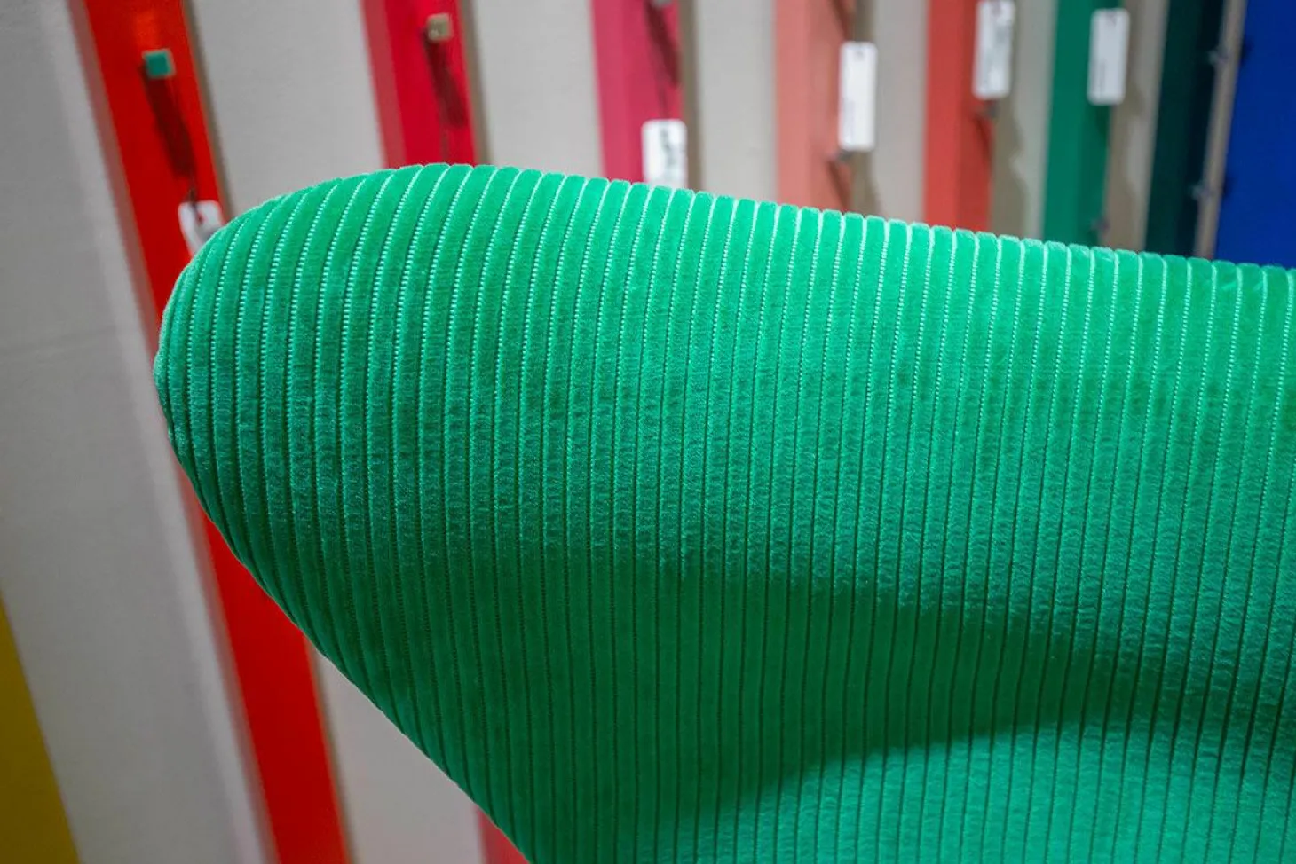 Sessel Egg Chair Stoff Special Fabric Phlox 0933 Green Grün Gestell Warm Graphite Lackiert Grau