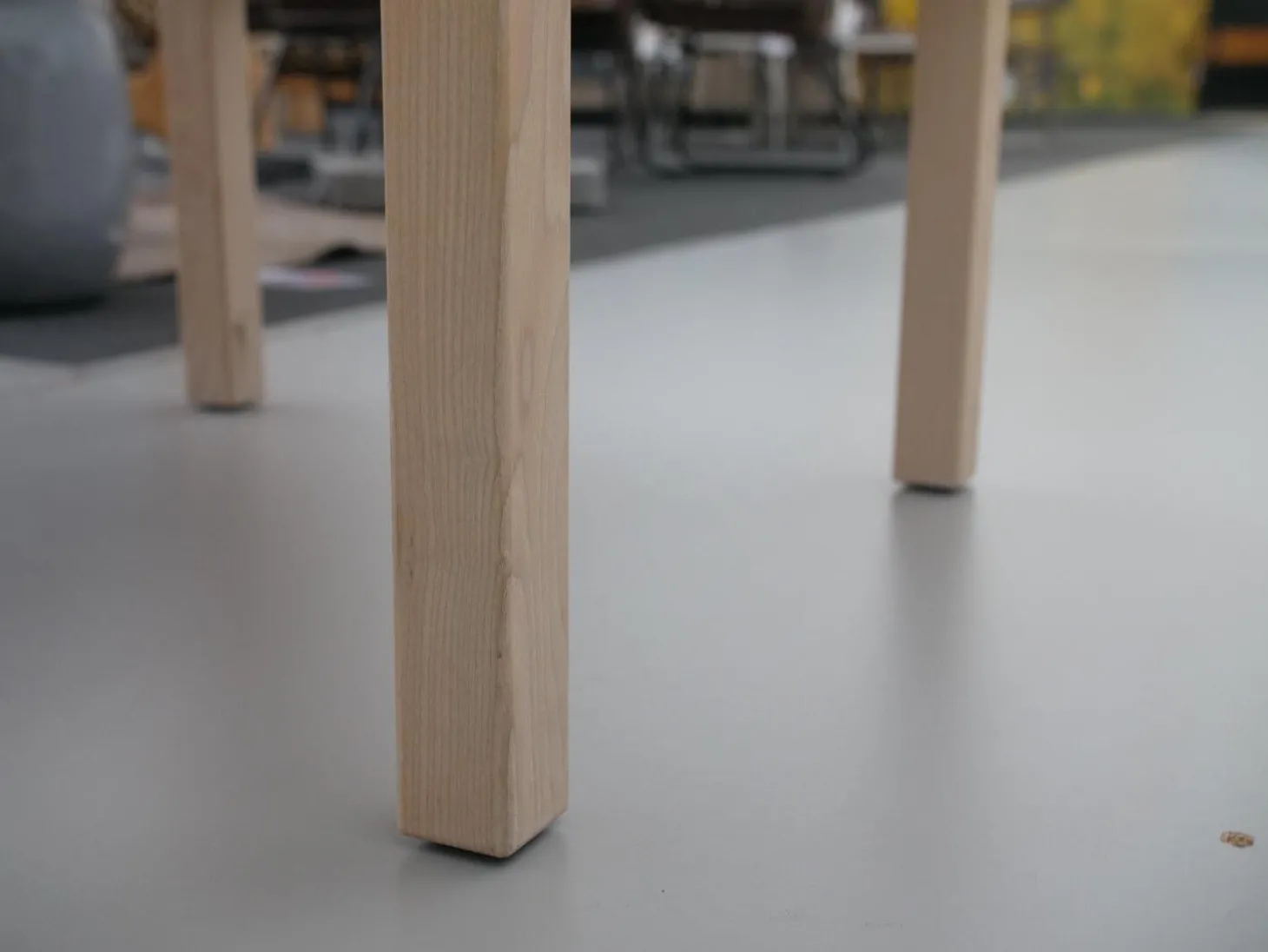 Sessel Farmer Stoff 5091 Mittelgrau Gestell Eiche Natur Geölt Inklusive Tisch