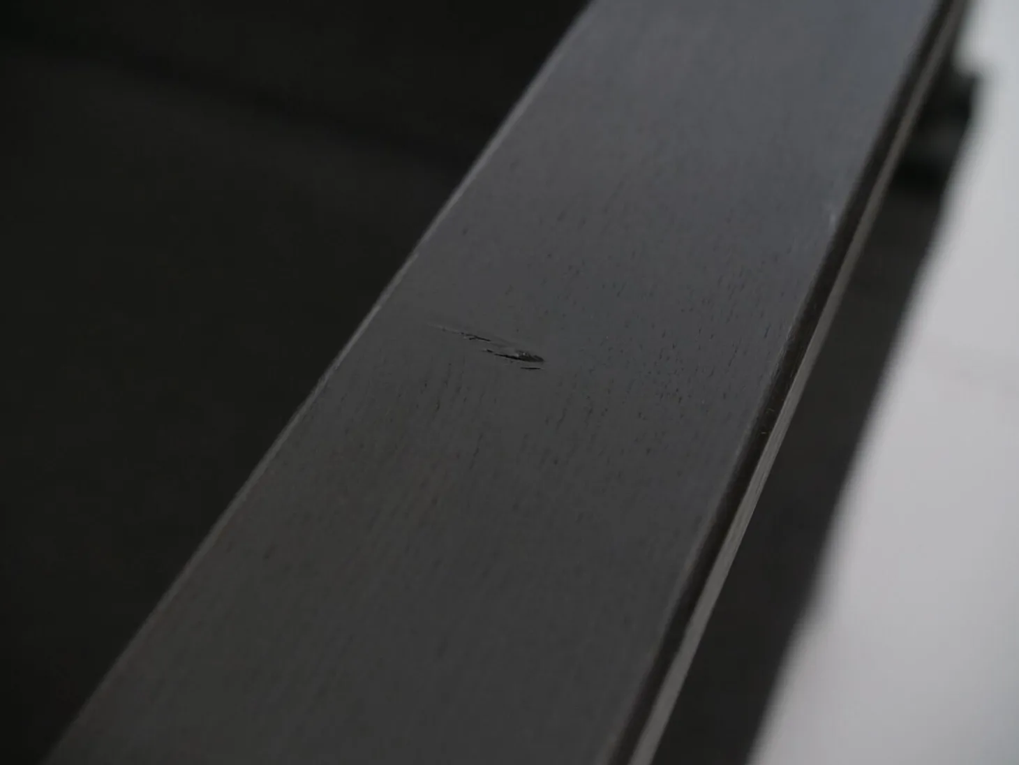 Sessel Farmer Stoff 5094 Schwarz Gestell Esche Schwarz Geölt