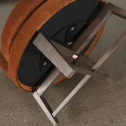 Sessel Fauteuil Feel Good Stoff Eldorado 1554 Cat. Extra Gestell Esche Braun