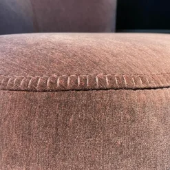 Sessel Febo Stoff Rosa Gestell Silber