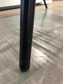 Sessel Fifty Stoff 1 Grau Gestell Schwarz