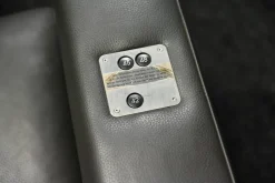 Sessel Flex Plus L 140 Dickleder 72 Schiefer Füße Schwarz