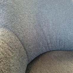 Sessel Flow Bezug Chivasso Dunkelblau Füße Esche