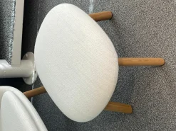 Sessel HAL Lounge Stoff Dumet Ivory Melange Beige mit Ottoman