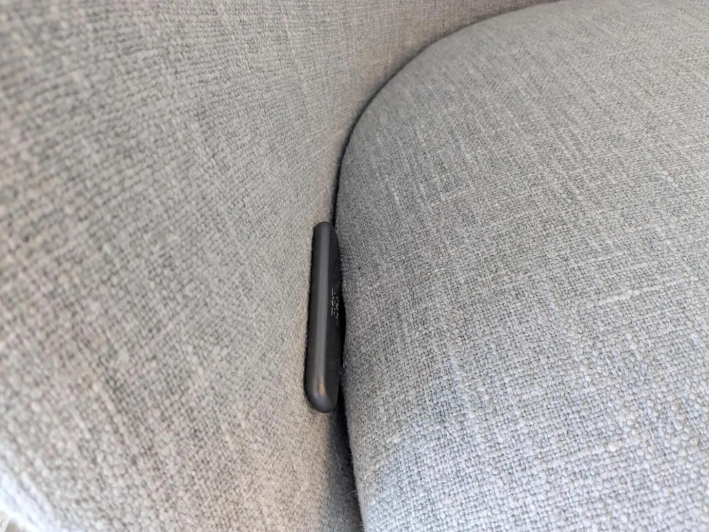 Sessel Harbor Laidback Stoff Lodi Salbeigrün Gestell Bronze mit Hocker