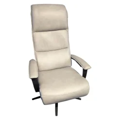 Sessel Hathi Large Leder Cloudy Alu Grau Sternfuß Metall Schwarz Verstellungen 2 Motorisch Mit Herz Waage Inklusive Massagefunktion