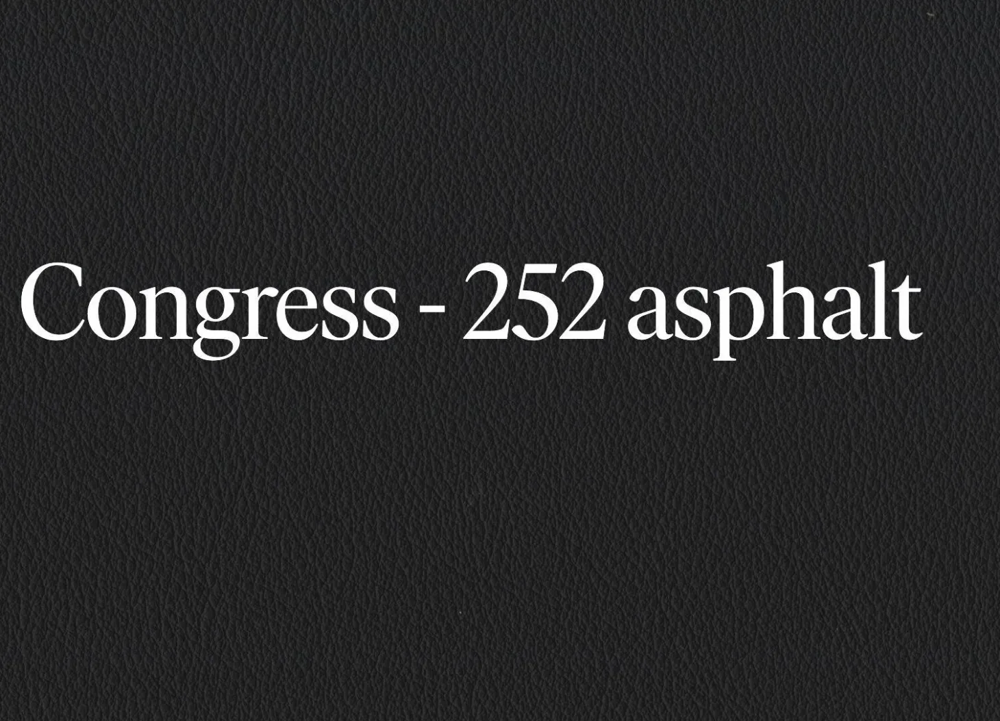 Sessel Healey Lounge Leder Congress Asphalt 252 Cat. 55 Grau Fußkreuz Schwarz mit Hocker