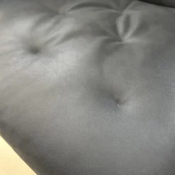 Sessel Healey Soft Bezug Leder Vintage Tourmaline Gestell Metall Bronziert