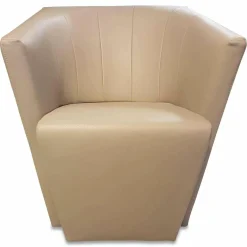 Sessel Ice Cube Leder Lipano Ovo Creme