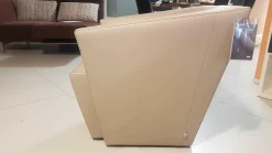 Sessel Ice Cube Leder Lipano Ovo Creme