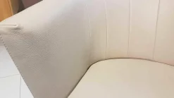 Sessel Ice Cube Leder Lipano Ovo Creme