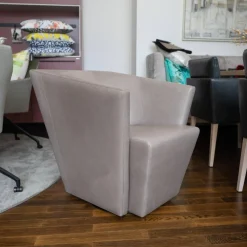 Sessel Ice Cube Leder Lolita Albero mit Hocker