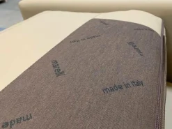 Sessel Lewis Leder Super 5320 Panama Beige Gestell Matt Verchromt