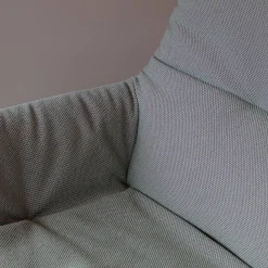 Sessel Leya Lounge Chair Stoff Opera Aloe Grau Drahtgestell RAL 6021 Blassgrün Grün Mit Kunststoffgleitern