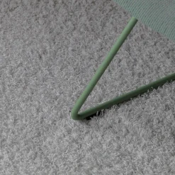 Sessel Leya Lounge Chair Stoff Opera Aloe Grau Drahtgestell RAL 6021 Blassgrün Grün Mit Kunststoffgleitern