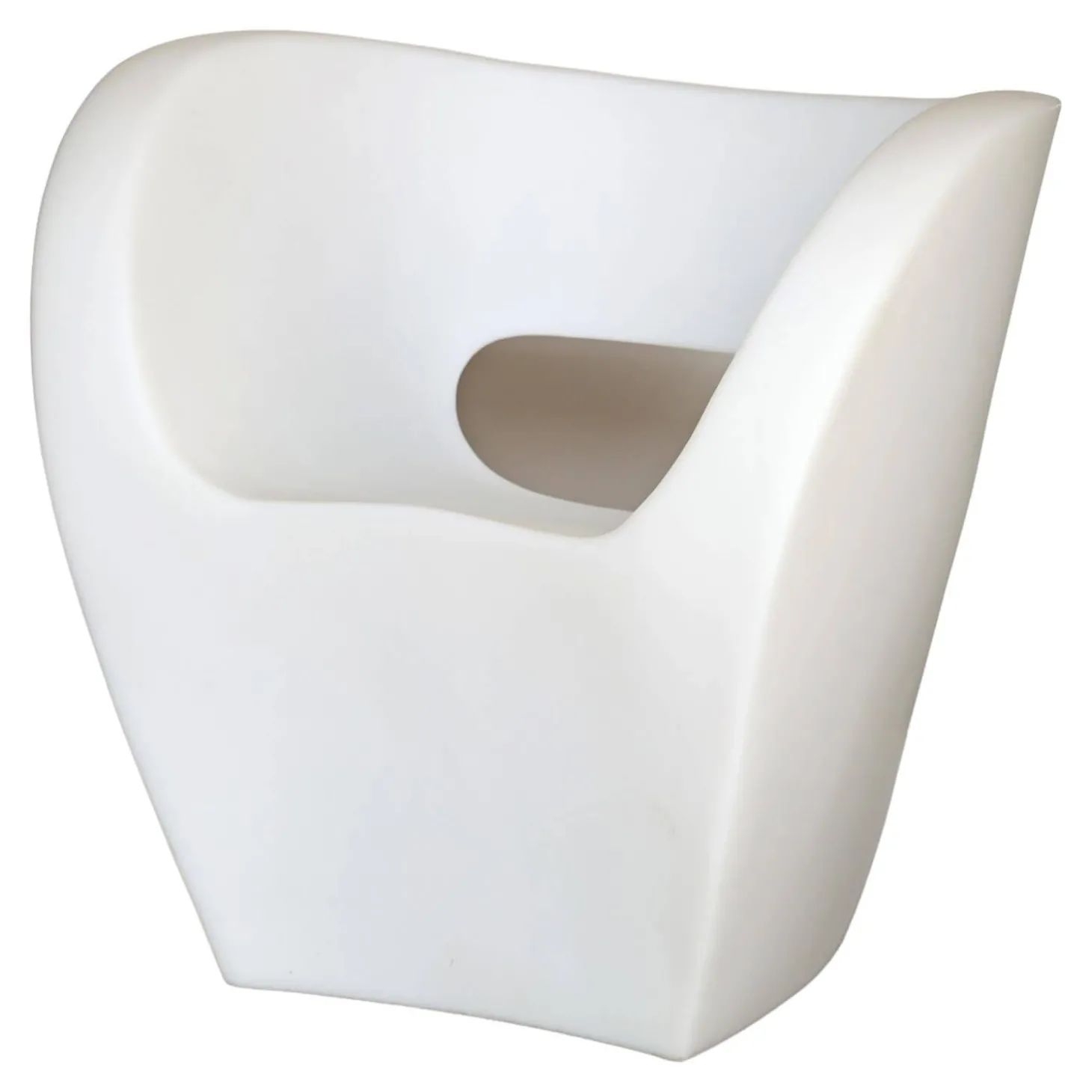 Sessel Little Albert Durchscheinend Weiß Polyethylen Geeignet Für Draußen