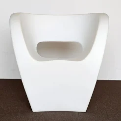 Sessel Little Albert Durchscheinend Weiß Polyethylen Geeignet Für Draußen