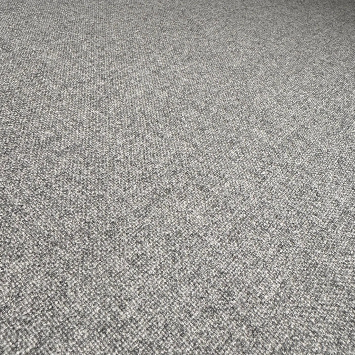 Sessel Loveseat Foldy Stoff Tonica 633 Grau Füße Stahl Schwarz RAL9005