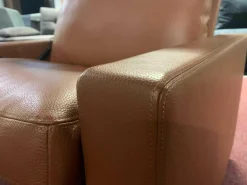 Sessel Manhattan 250 Leder 43.085 Tabac Braun mit Aufstehhilfe